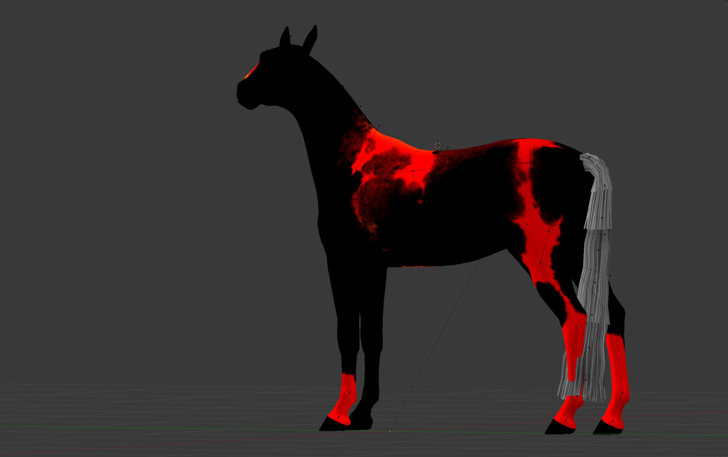 Marking in Blender: Side L